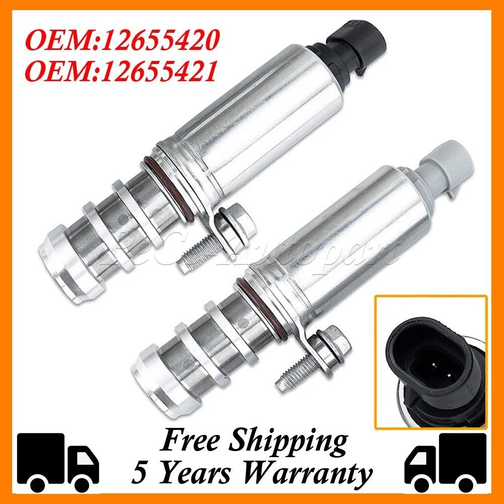 1 Conjunto Para Chevy Captiva Equinox GMC Terreno Entrada & Escape Eixo De Comando Atuador Solenóides Válvula Solenóide