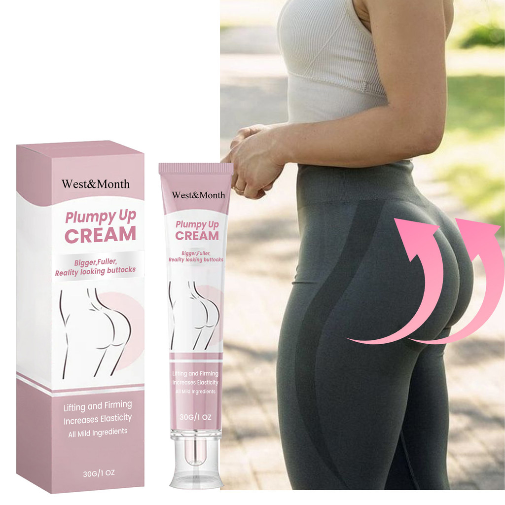 Creme Firmador para Glúteos ATNY, Creme de Massagem para Quadris, Creme de Beleza para Realçar a Curva do Corpo e Aument