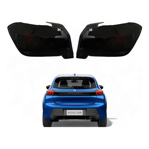 Par Lanterna Traseira Peugeot 208 Sport Fume 2022 A 2024