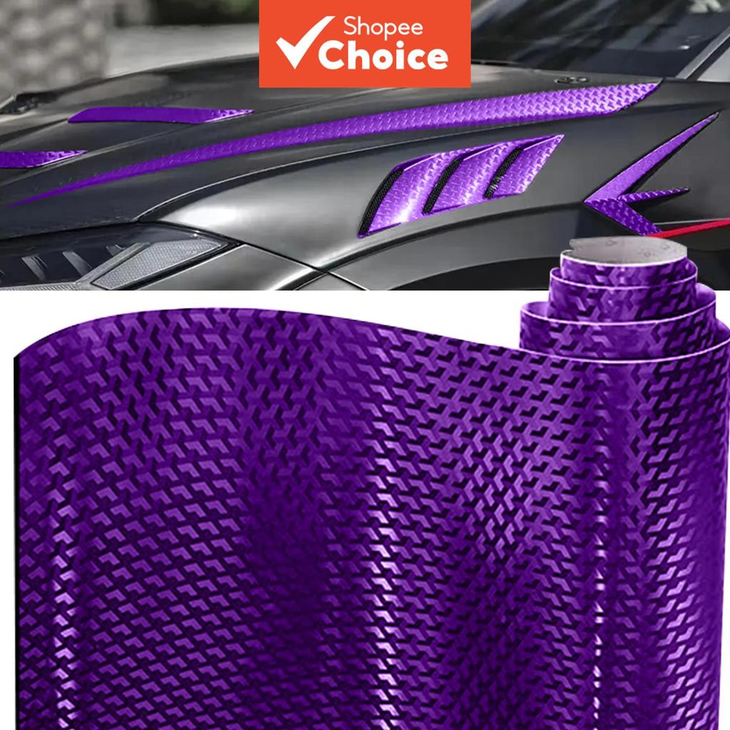 Filme de Fibra de Carbono para Decoração Interna e Externa de Automóveis, Motocicletas e Computadores
