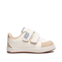 Tênis Infantil Klin Flyer Baby Tiras Aderentes Off White