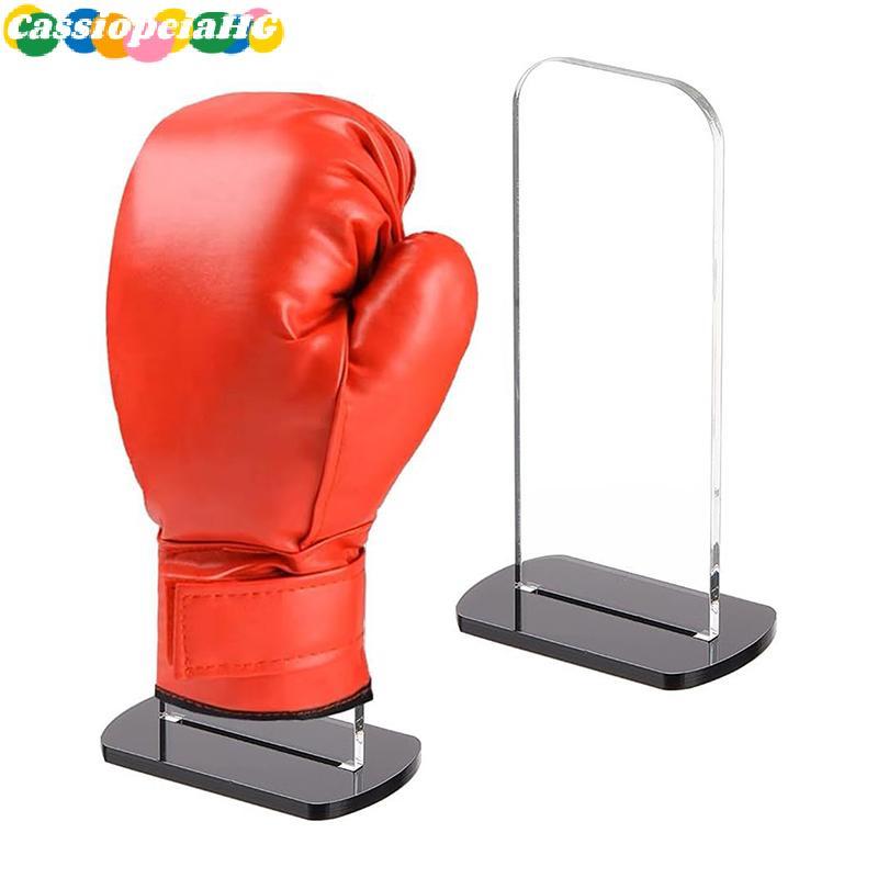 (Cassiopeiahg) Suporte De Armazenamento De Luva De Boxe 2 Peças Exibição De Acrílico Fácil Para Casa , Quarto , Escritór