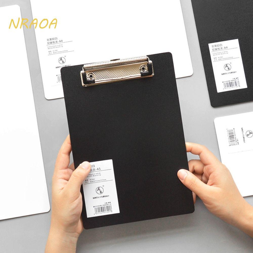 Pasta De Arquivo NRAOA A4 A5 A6 , Prancheta De Escrita Para Tablet , Com Clipe Dourado De Baixo Perfil