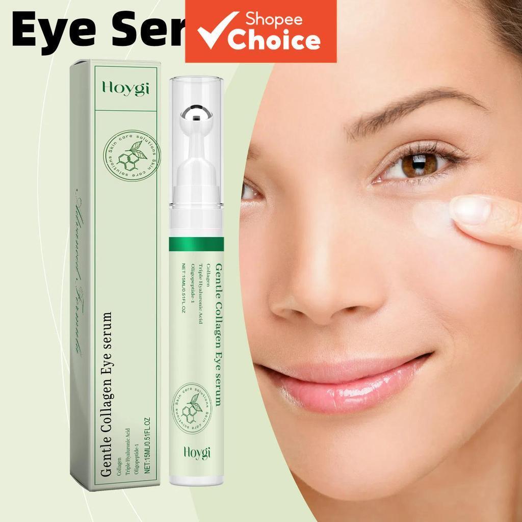 Soro Antirrugas para Olhos com Colágeno Suave, Sérum para Olhos que Ilumina a Área dos Olhos, Reduz Linhas Finas e