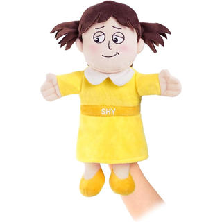Fantoches De Mão Com Sensação De Pelúcia Macia Para Crianças E Bebês-Brinquedo De Aprendizagem Desenvolvimento Emocional