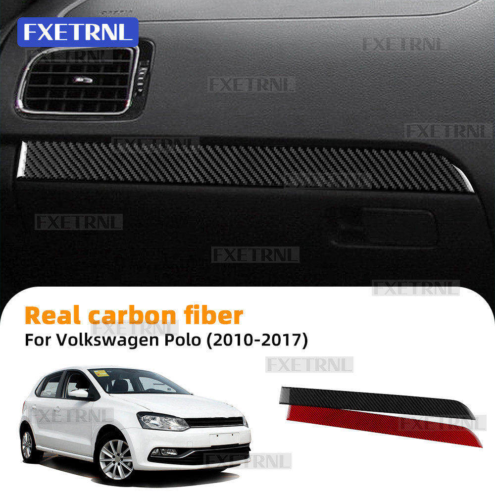 Para Volkswagen Polo 2010-2017, Moldura Decorativa para Saída de Ar Lateral do Console Central, Acessórios Internos