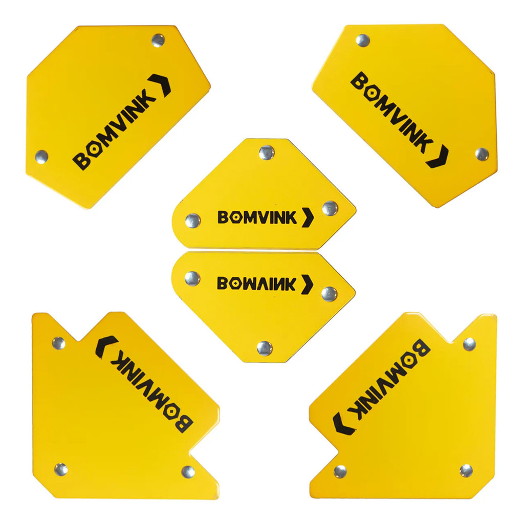 Kit 6 Esquadro Magnetico Ferramentas Solda Suporte Soldador