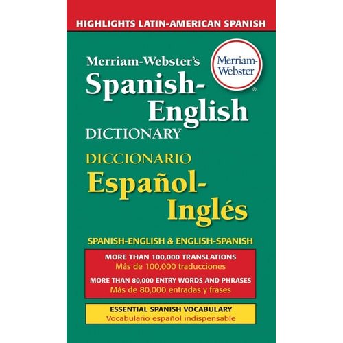 Livro Diccionario Español-Inglés Dictionary Spanish-English de Merriam-Webster Incorporated 8011364