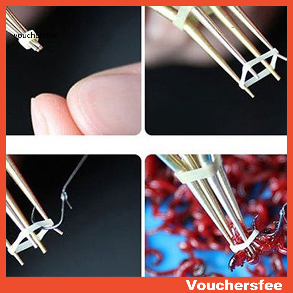 [VOU] Terminal De Pesca Tackle Lure Pellet Bander Banding Tool Micro Bait Bands Kit Set