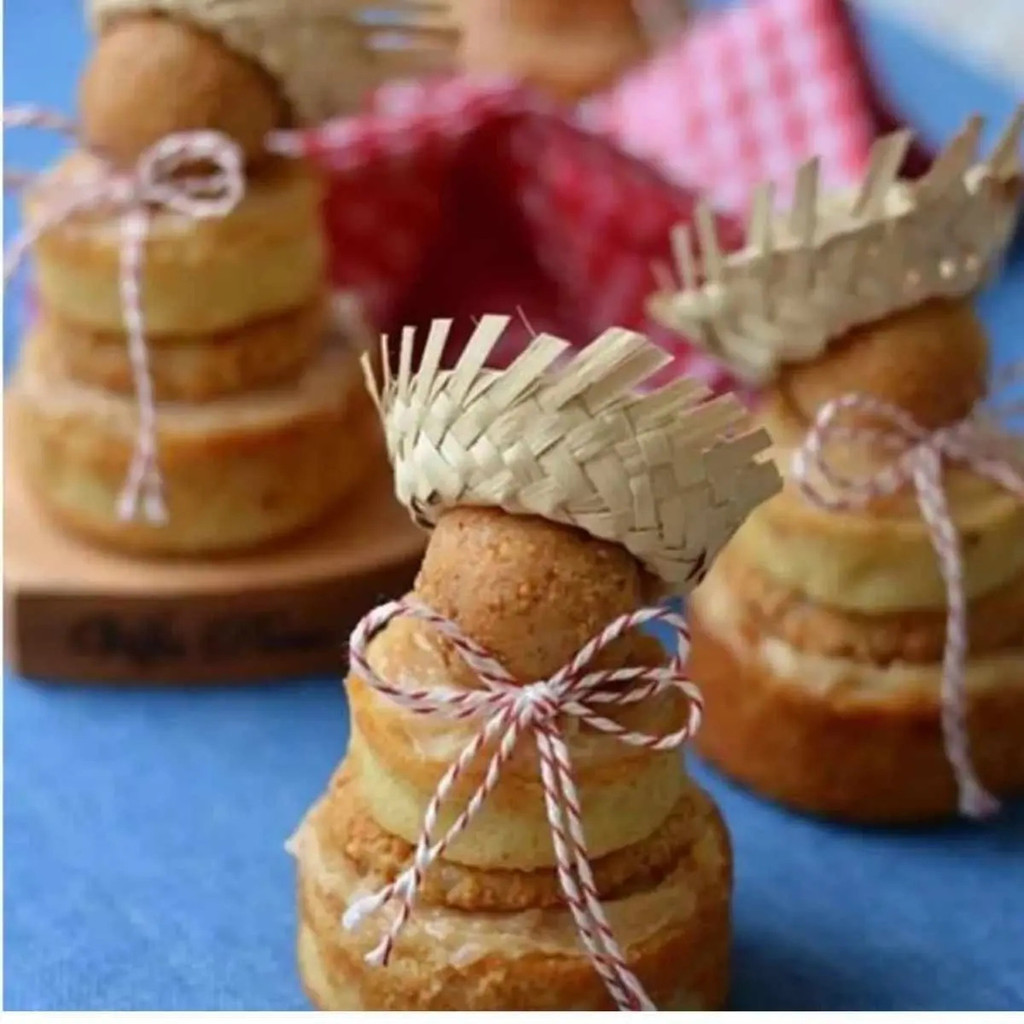 Kit 20 /50/100 Mini Chapéu de Palha para Festa Junina Decoração Mesa Doces Lembrancinha