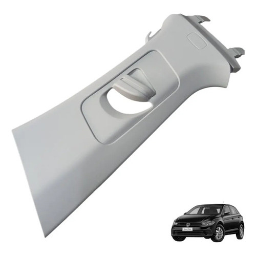 Moldura Coluna Central Sup Esquerdo Vw Original Polo Virtus