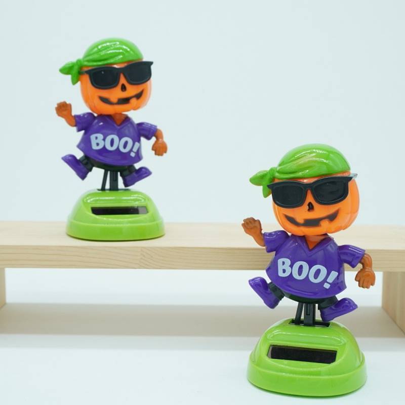 Solar Vehicle-Mounted Bobby Car Decoration Ornaments Bobble Head Doll Within Creative Car Decoration rt2R