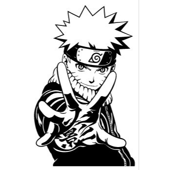 Adesivo de Recorte Vinil Naruto