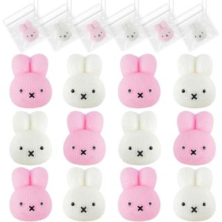 12 Pacotes de Brinquedos Anti-estresse Squishy Mini Coelhinho Taba, Brinquedos Squishies Mochi para Autismo, Brinquedo S