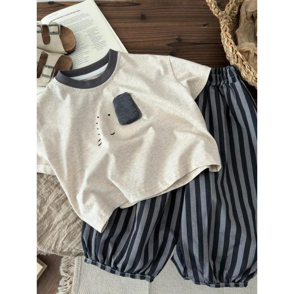 Crianças camisetas de verão médio pequeno crianças novo estilo meninos meninas dos desenhos animados roupas de verão cri