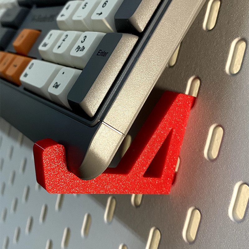 Acessórios para painel perfurado: suporte para teclado de computador, gancho, prateleira de armazenamento para jogos, su