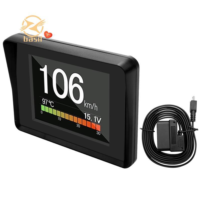 [Desconto B] Para Carro A203 OBD2 Computador A Bordo Digital Viagem Display Medidor De Consumo De Velocidade OBD2 Scanne