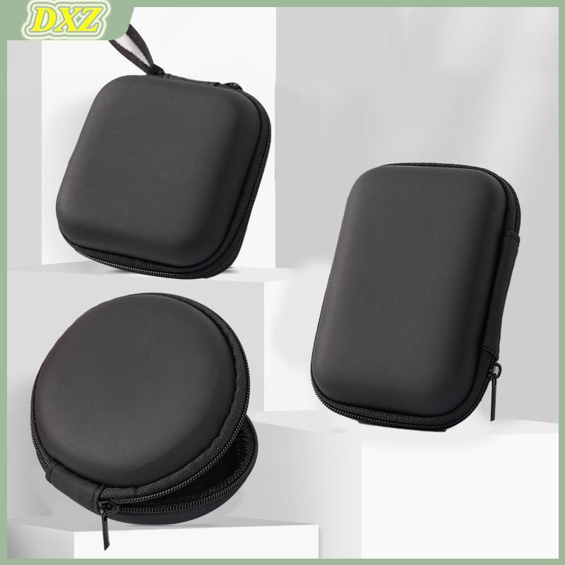 [DXZ] Portátil Mini 3C Hard Shell Digital Gadgets Armazenamento Bolsa Carregador De Fone De Ouvido De Couro Artificial C