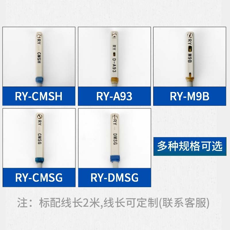 Sensor de cilindro com interruptor magnético, indutor magnético tipo reed RY-CMSG CMSH CMSE CMSJ F8B A93 SKM7