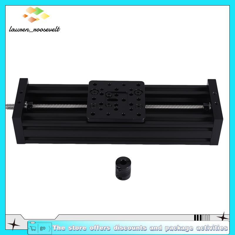 Impressora 3D Z T8 Diy C Feixe CNC Mesa Deslizante 250mm Kit Atuador Linear-Preto