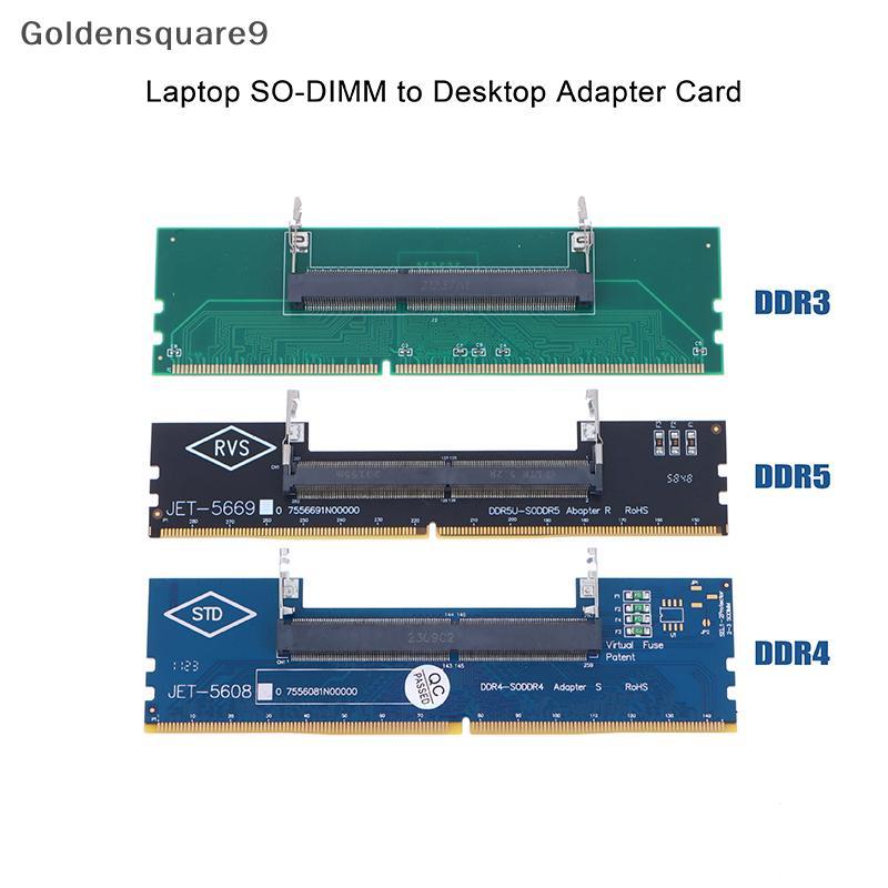 goldensquare9 DDR3 DDR4 DDR5 Portátil SO-DIMM Para Desktop Adaptador Conversor De Cartão Memória RAM Conector BR