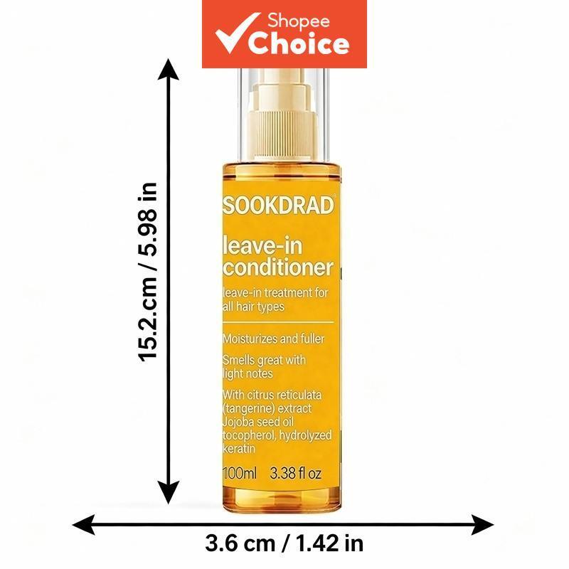 Condicionador Leave-in Fresh Scent: Aroma leve, suaviza os fios sem deixar oleoso