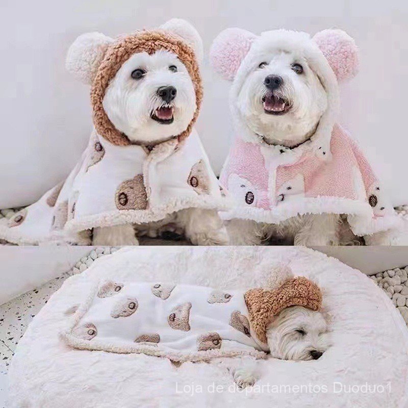 Capa para cão, manta quente, manta para animais de estimação, xale, capa, cama para cão, animal de estimação pequeno, ga