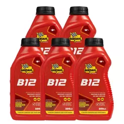 Aditivo Óleo Motor Bardahl B12 500ml Kit 5 Un. Gasolina