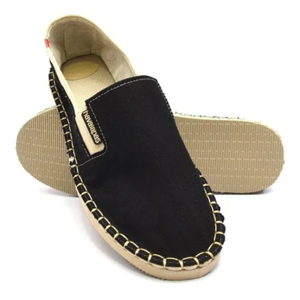 Alpargatas  Sapatilha Mocassim Yacht Com Elástico Feminino e Masculino Super Conforto