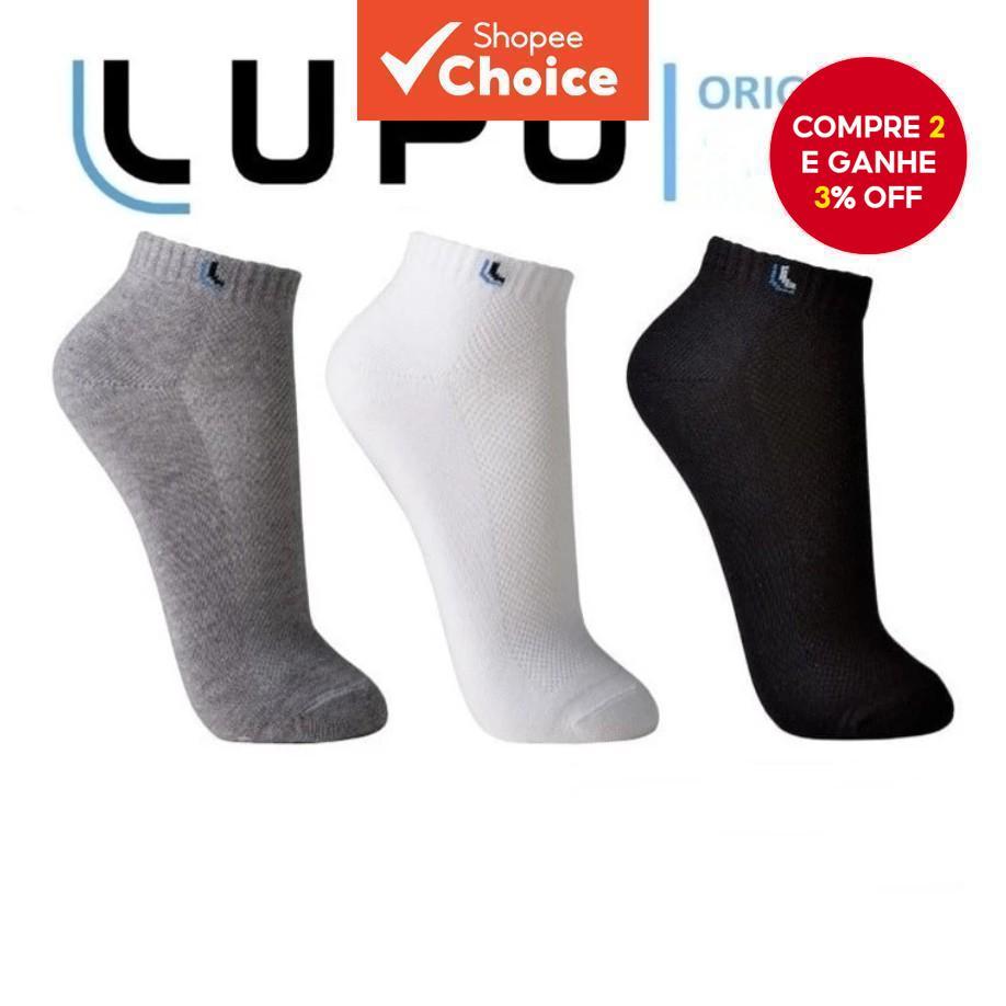 Conjunto De 6 Pares De Meias Lupo Low-Cut-Algodão Original Com Logo Medyas Para Homens E Mulheres | Diário , Esporte Neg