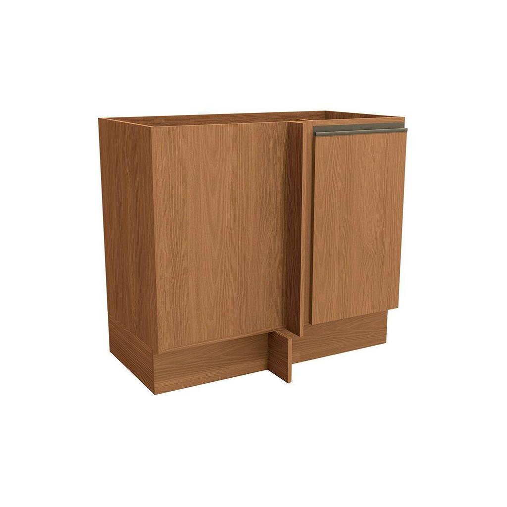 Balcão de Cozinha Maxxi G748 Canto Reto c/ 1 Porta s/ Tampo 98cm Canela - Kappesberg