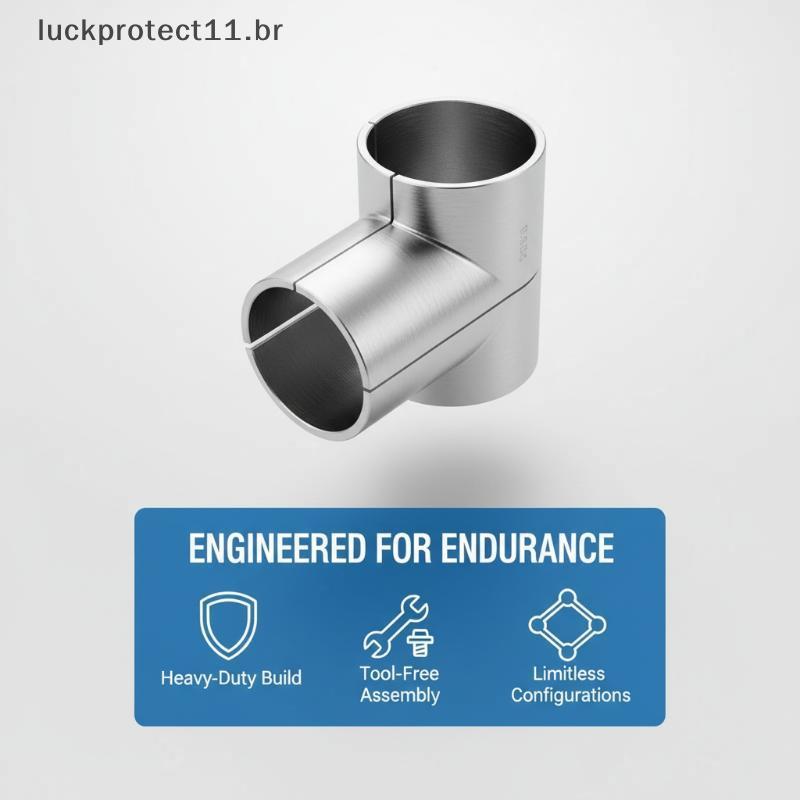 LTBR 5 Peças 10 25mm Conector Estrutural Tubo De Metal Para Móveis DIY Prateleiras De Escritório Armazenamento De Garage