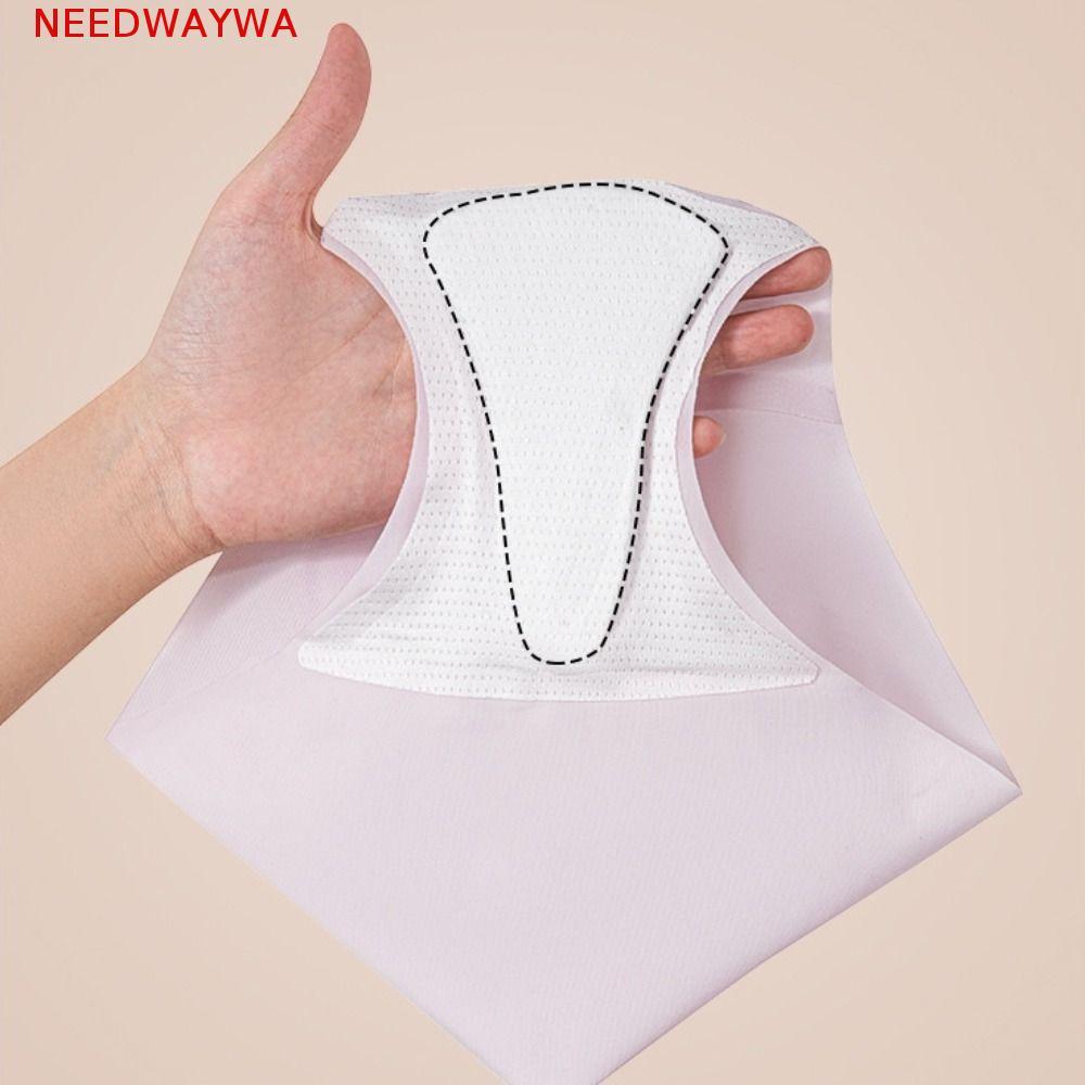 NEEDWAYWA Cuecas Anti-Constrangimento , Cintura Média Esponja Virilha Almofada Fitness Roupa Íntima Invisível , Sem Cost