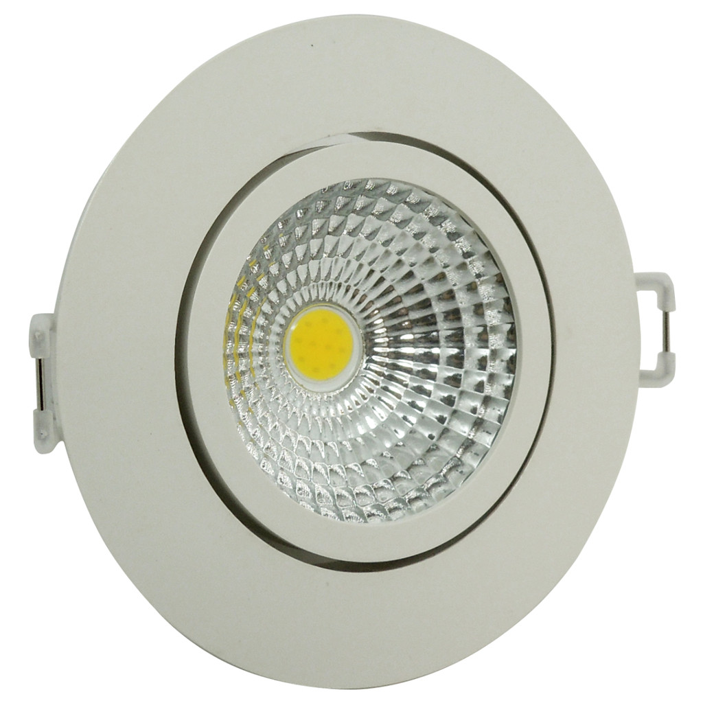 Spot Led Redondo Foxlux 5W Bivolt 6500K Branco Fria