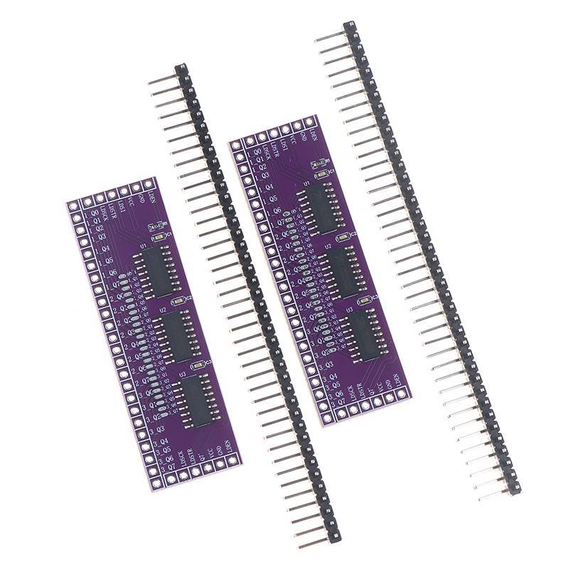 1/3/5 Unidades Microcontrolador Serial Para Módulo De Expansão IO De Pino Paralelo 74HC595 De Porta De Saída 3 A 24 Pino