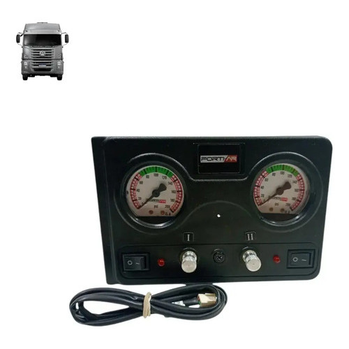 Painel Rodoar Compativel Vw Constellation Caminhão Preto Branca