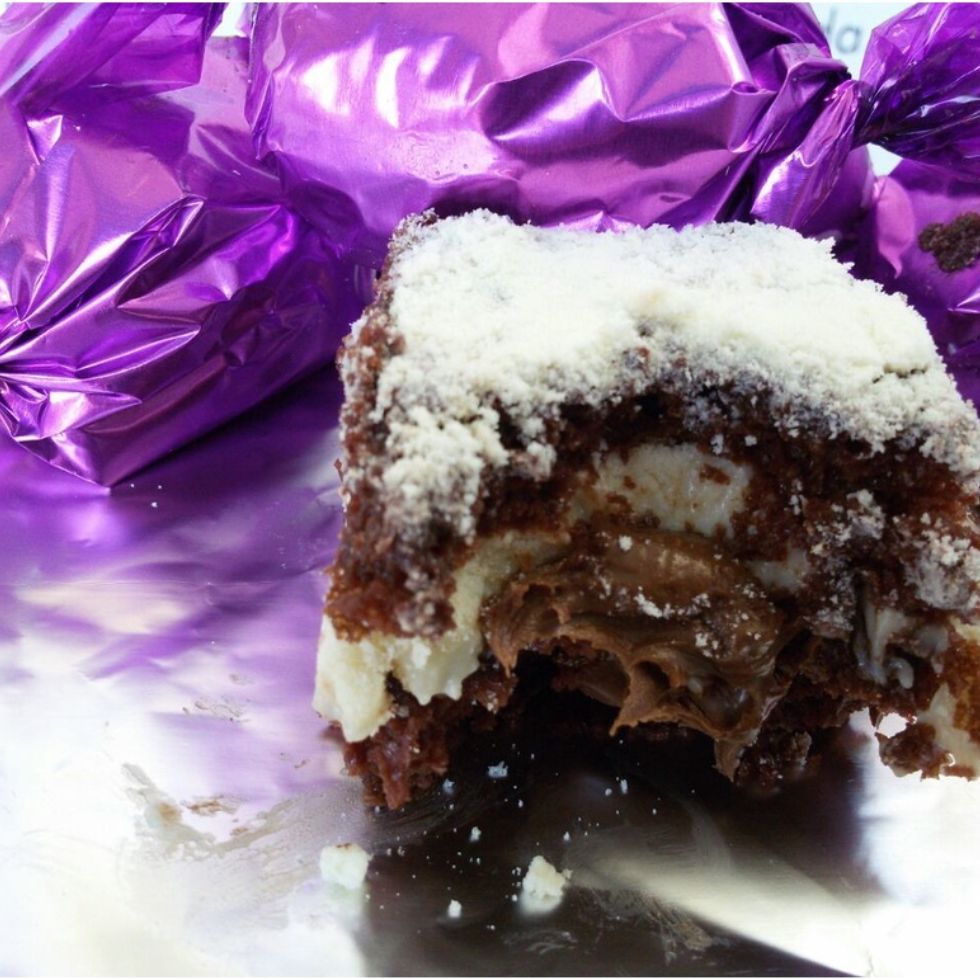 Embalagem Bolo Gelado Lilas 20x22cm 100 unidades LuckyFest Para Bolo Gelado Trufas Pão de Mel e Cone Trufado — imagem 2 de 2