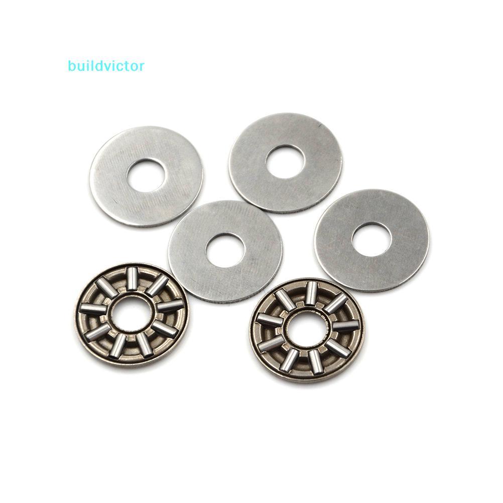 2 Conjuntos De Rolamento De Rolo De Agulha Axial AXK0619 Com Duas Arruelas 6 Mm x 19 x 2