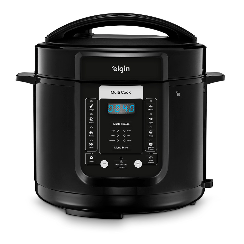 Panela de Pressão Elétrica Digital - 5L 14 Funções 9 Dispositivos de Segurança 900W