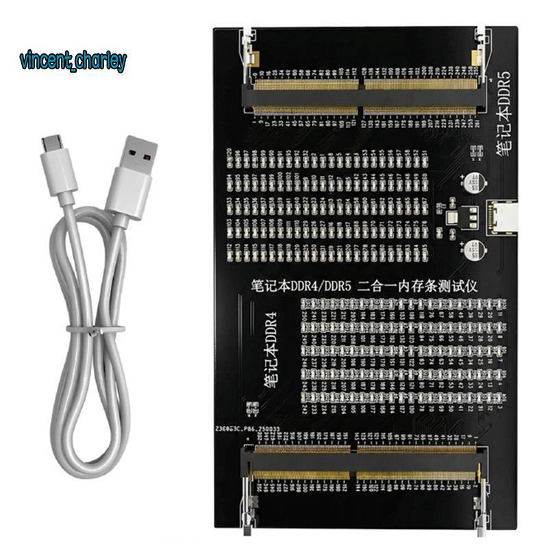 [vincent_c] Ferramenta De Teste De Módulo De Memória De Dupla Utilização DDR4/DDR5 Para Laptop Atualizada , Reparo Compu