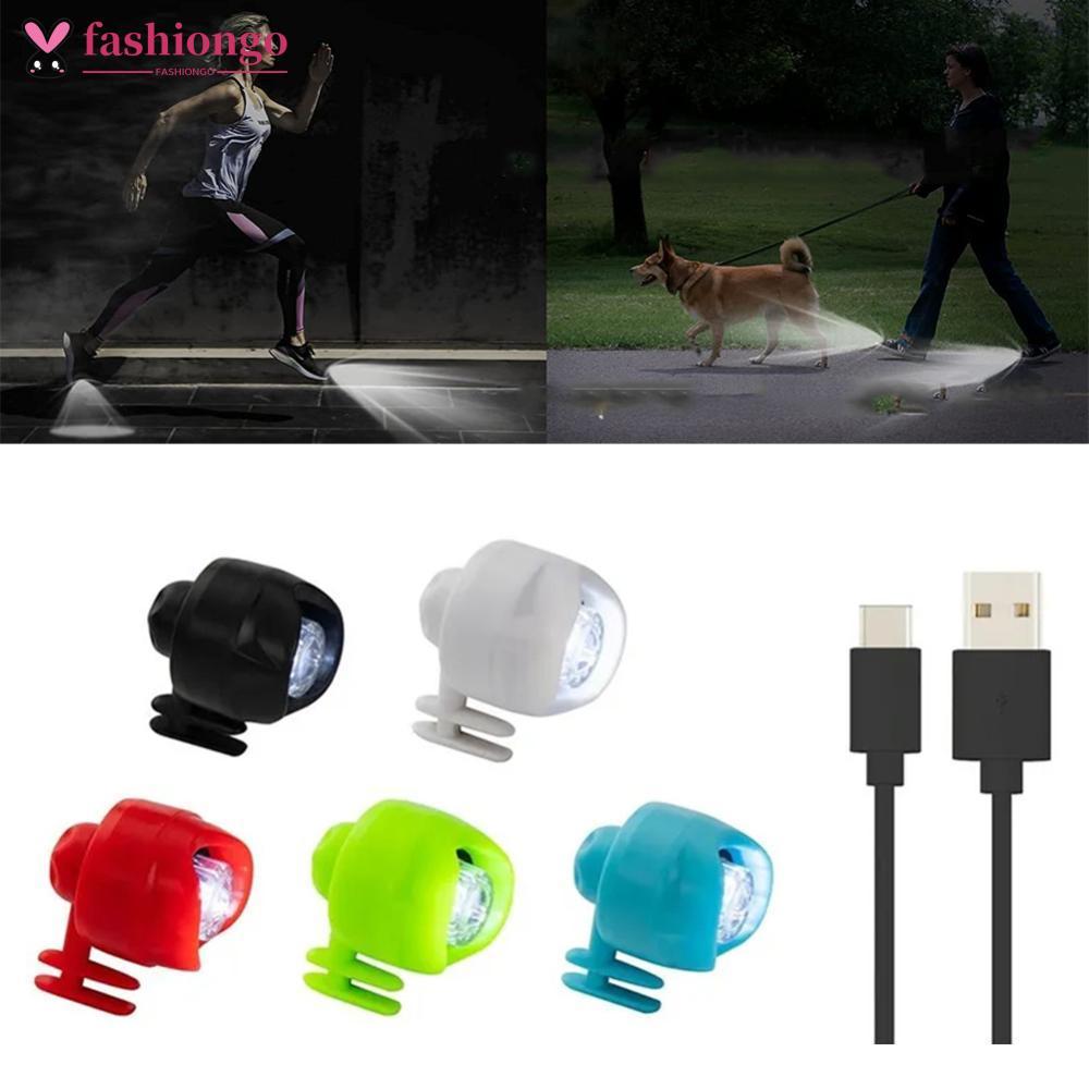 FASHIONGO Faróis Para Croc 3 Tipos De Luzes Footlight Caminhadas Acampamento Aviso Esportes Ao Ar Livre Acessórios Ilumi