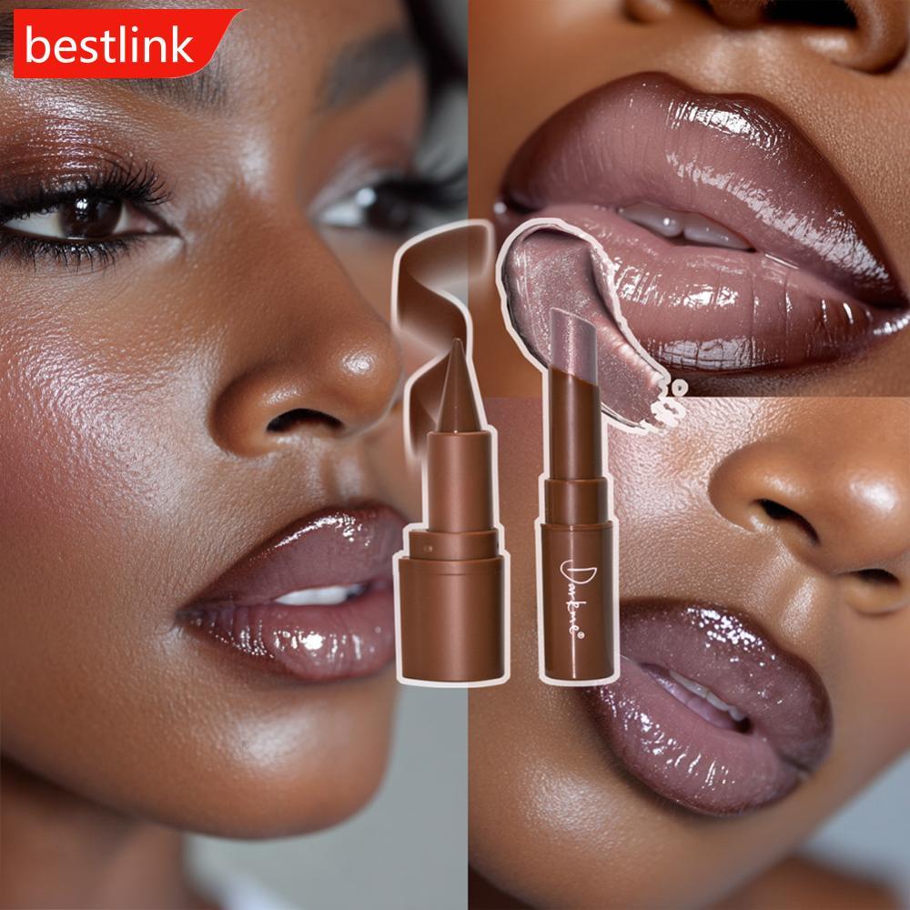 BESTLINK Conjunto De Delineador Labial E Batom 2 Em 1 Para Lábios Escuros Lápis Fosco Cremoso De Alto Pigmento Sólido Co