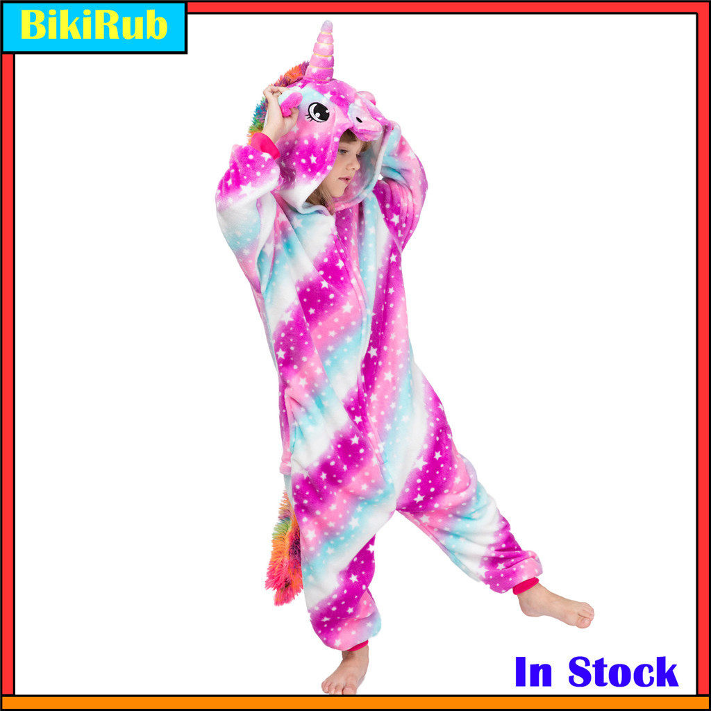 Natal Kigurumi Unicórnio Spiderman Onesies Crianças Animal Macacão Meninas Meninos Cosplay Pijama Trajes De Super-Herói