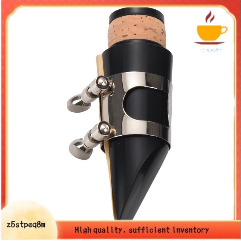Bocal De Clarinete Plano B De Plástico Preto E Instrumentos De Sopro Com Braçadeira De Tampa