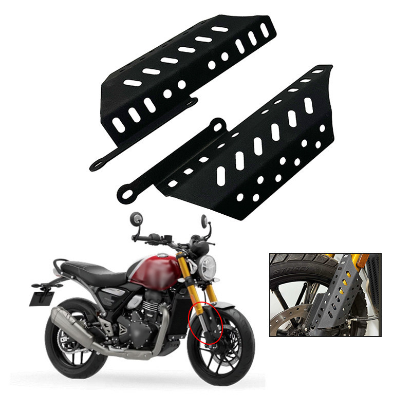 Adequado para Triumph Escalada 400X Speed 400 Modificado Frente Absorção de Choque Guarda Garfo Dianteiro de Aço Inoxidá