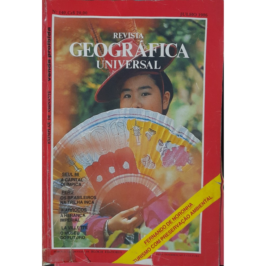 Revista Geográfica Universal nº 140 Julho 1986 de Bloch 8006771