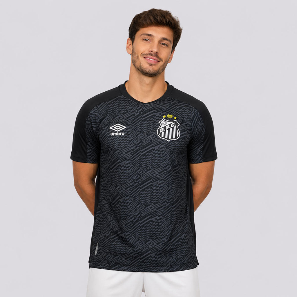 Camisa Umbro Santos Goleiro 2026 Preta