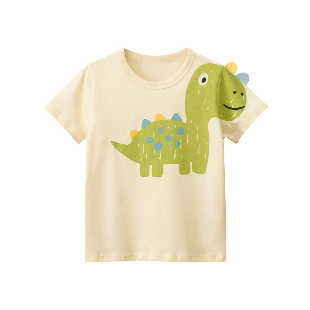 27 crianças puro algodão versão coreana roupas infantis verão novo estilo menino camiseta crianças de manga curta topos 