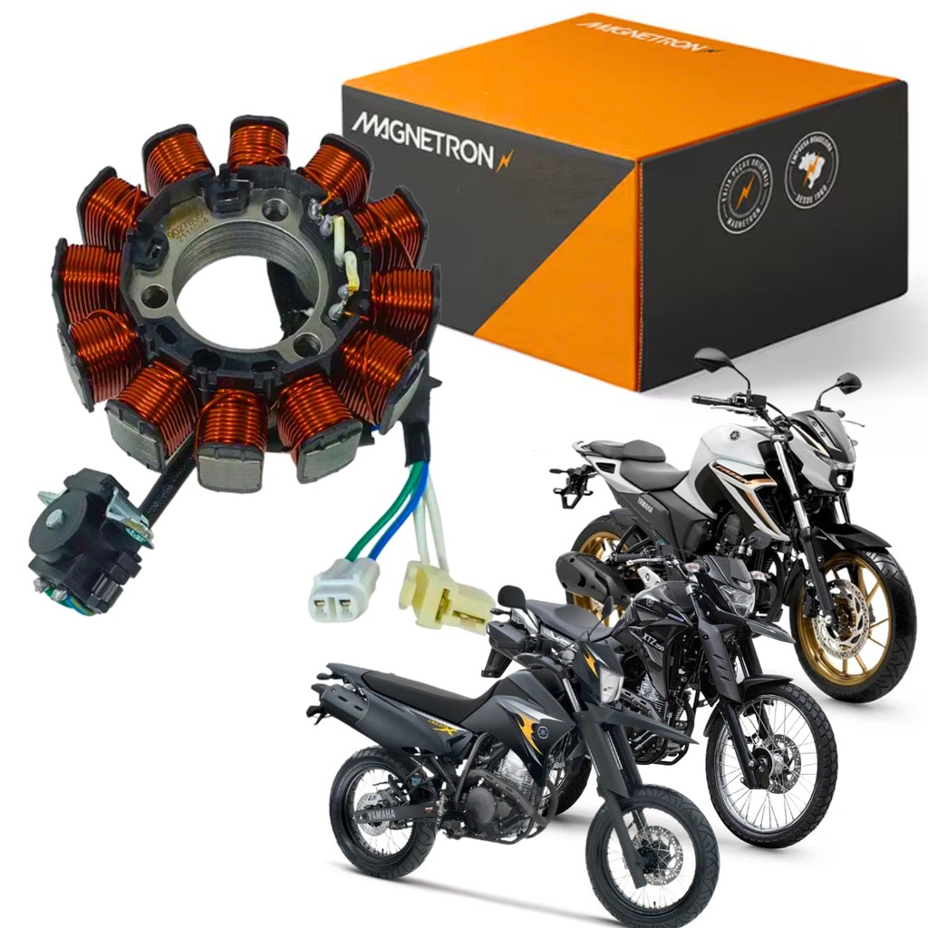 ESTATOR ALTERNADOR MAGNETO BOBINA PULSO MAGNETRON YAMAHA FAZER 250 FZ25 XTZ LANDER 250 XTZ250X