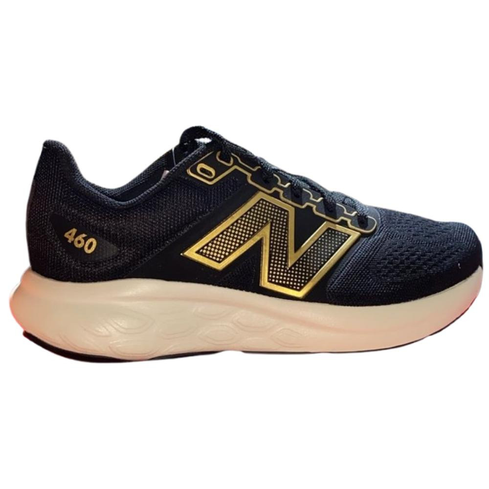 Tênis New Balance 460 V4 Feminino-Preto/Ouro